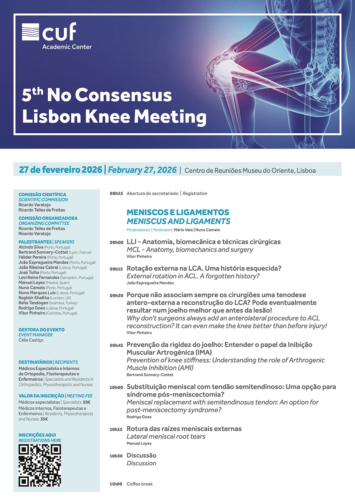 No Consensus Lisbon Knee Meeting